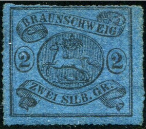 Braunschweig coat of arms - Germany / Old German States / Brunswick 1864 - 2