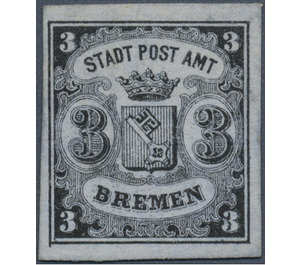 Bremen coat of arms - Germany / Old German States / Bremen 1855 - 3