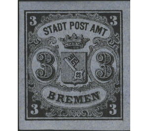 Bremen coat of arms - Germany / Old German States / Bremen 1855 - 3