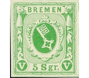 Bremen coat of arms - Germany / Old German States / Bremen 1859 - 5