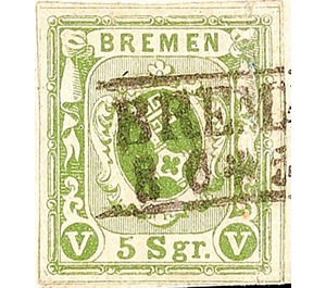 Bremen coat of arms - Germany / Old German States / Bremen 1859 - 5