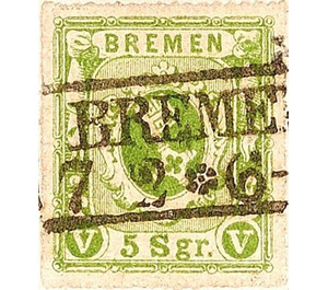 Bremen coat of arms - Germany / Old German States / Bremen 1864 - 5