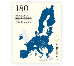 Brexit - Austria / II. Republic of Austria 2020 - 180 Euro Cent