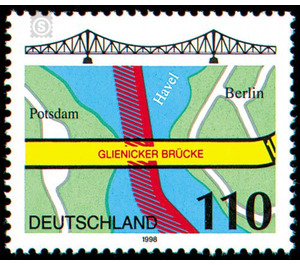 bridges  - Germany / Federal Republic of Germany 1998 - 110 Pfennig