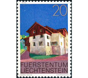 building  - Liechtenstein 1978 - 20 Rappen