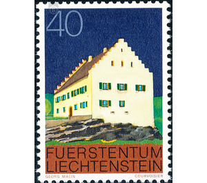 building  - Liechtenstein 1978 - 40 Rappen