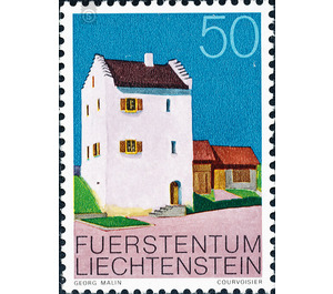 building  - Liechtenstein 1978 - 50 Rappen