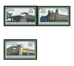 Building of the Deutsche Post  - Germany / German Democratic Republic 1988 Set