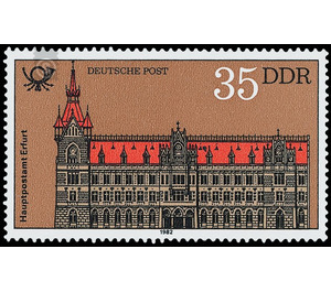 Buildings of the Deutsche Post  - Germany / German Democratic Republic 1982 - 35 Pfennig