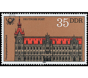 Buildings of the Deutsche Post  - Germany / German Democratic Republic 1982 - 35 Pfennig