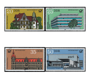 Buildings of the Deutsche Post  - Germany / German Democratic Republic 1982 Set