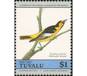 Bullock's Oriole (Icterus bullockii) - Polynesia / Tuvalu, Niutao 1985