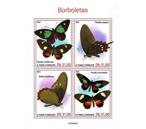 Butterflies - Central Africa / Sao Tome and Principe 2021
