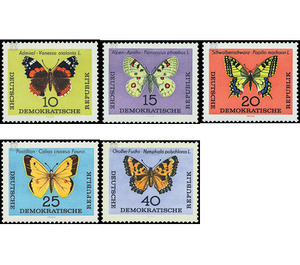 butterflies  - Germany / German Democratic Republic 1964 Set