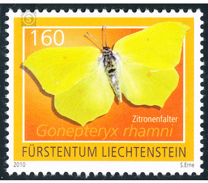 butterflies  - Liechtenstein 2010 - 160 Rappen