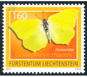 butterflies  - Liechtenstein 2010 - 160 Rappen