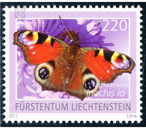 butterflies  - Liechtenstein 2011 - 220 Rappen