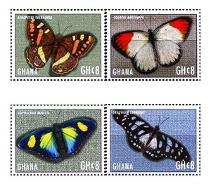 Butterflies of Africa - West Africa / Ghana 2017 Set