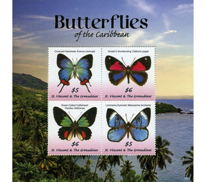 Butterflies of the Caribbean - Caribbean / Saint Vincent and The Grenadines 2019