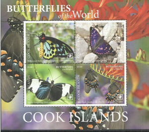 Butterflies of the World - Polynesia / Cook Islands 2020