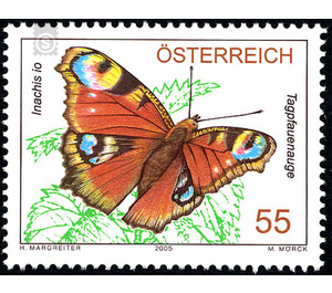 butterfly  - Austria / II. Republic of Austria 2005 - 55 Euro Cent