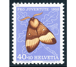 butterfly  - Switzerland 1952 - 40 Rappen