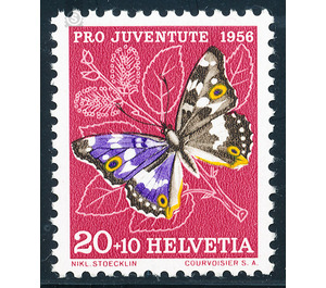 butterfly  - Switzerland 1956 - 20 Rappen