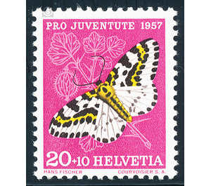 butterfly  - Switzerland 1957 - 20 Rappen