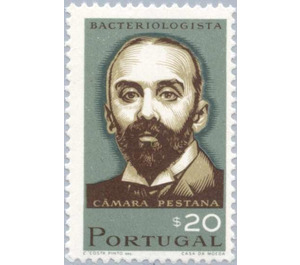 Câmara Pestana (1863-1899) bacteriologist - Portugal 1966 - 20