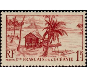 Cabanne fishing - Polynesia / French Oceania 1948 - 1