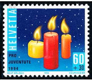 candles  - Switzerland 1994 - 60 Rappen