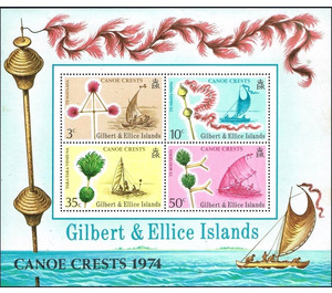 Canoe decorations - Micronesia / Gilbert and Ellice Islands 1974