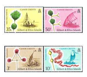 Canoe decorations - Micronesia / Gilbert and Ellice Islands 1974 Set