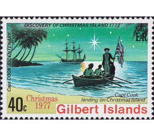 Capt. Cook landing on Christmas Island - Micronesia / Gilbert Islands 1977 - 40