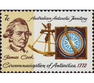 Captain Cook, Astrolabe & Compass - Australian Antarctic Territory 1972 - 7
