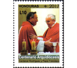 Cardenal Rodríguez and Pope Francisco - Central America / Honduras 2017 - 10