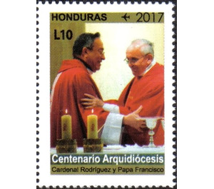 Cardenal Rodríguez and Pope Francisco - Central America / Honduras 2017 - 10