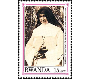 Cardinal Lavigerie, Death Cent. - East Africa / Rwanda 1992 - 15