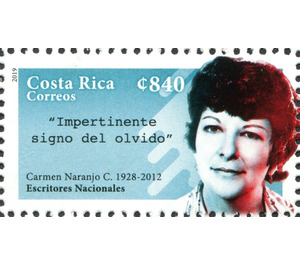 Carmen Naranjo, Author - Central America / Costa Rica 2019 - 840