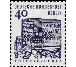 Castle Trifels in the Rhineland-Palatinate - Germany / Berlin 1965 - 40