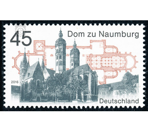 Cathedral of Naumburg  - Germany / Federal Republic of Germany 2016 - 45 Euro Cent