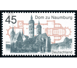 Cathedral of Naumburg  - Germany / Federal Republic of Germany 2016 - 45 Euro Cent