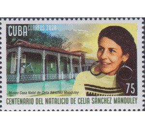 Celia Sánchez Manduley, Revolutionary, Birth Centenary - Caribbean / Cuba 2020