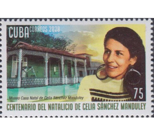 Celia Sánchez Manduley, Revolutionary, Birth Centenary - Caribbean / Cuba 2020