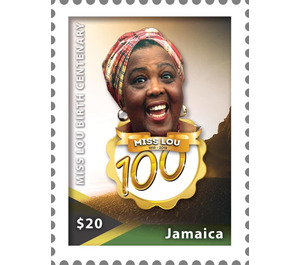 Cent Louise Bennett-Coverley (1919-2006), Poet - Caribbean / Jamaica 2020