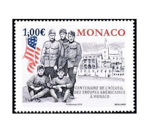 Centenary of Billeting of American Troops in Monaco - Monaco 2019 - 1