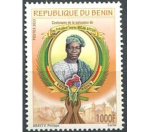 Centenary of Birth of Former President Sourou Migan Apithy - West Africa / Benin 2013