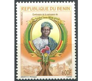 Centenary of Birth of Former President Sourou Migan Apithy - West Africa / Benin 2013 - 600