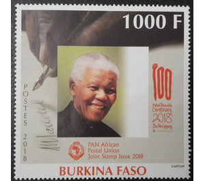 Centenary of birth of Nelson Mandela - West Africa / Burkina Faso 2018