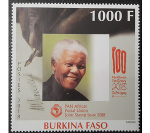 Centenary of birth of Nelson Mandela - West Africa / Burkina Faso 2018